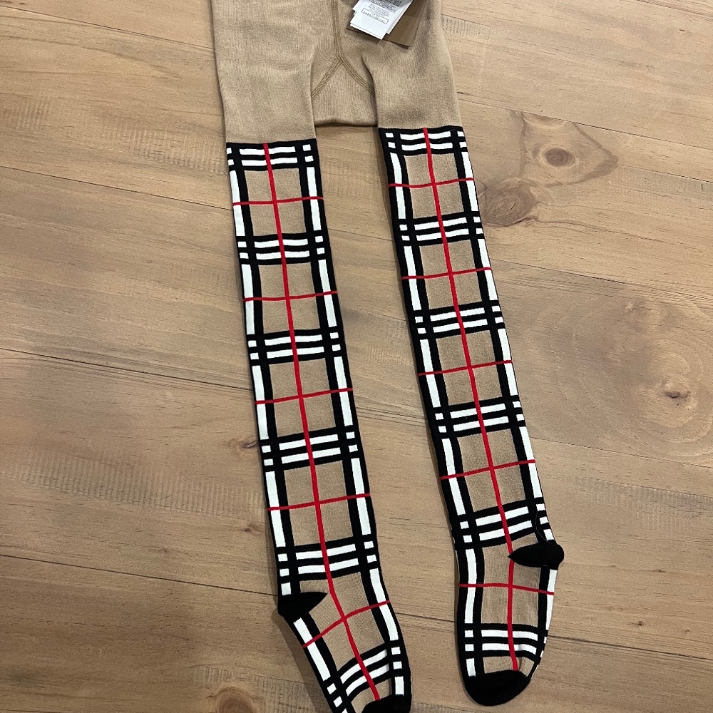 Girls Burberry Tights